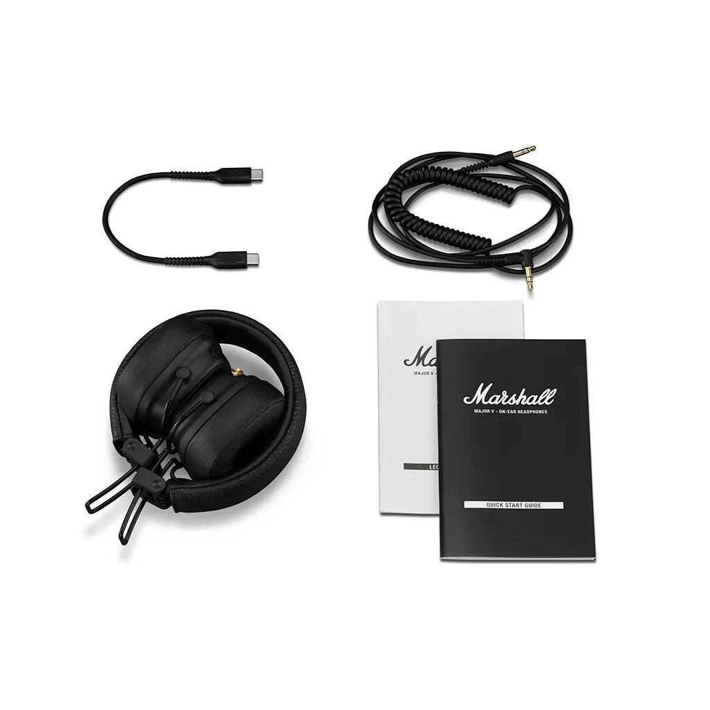 Marshall Major V безжични слушалки: черни