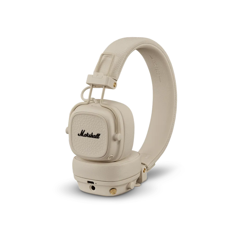 Marshall Major V безжични слушалки: кремави
