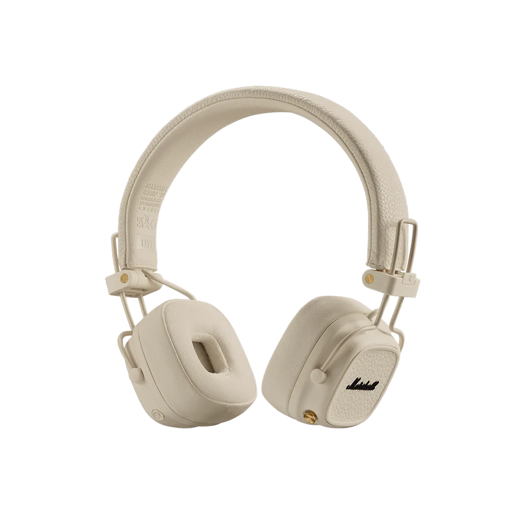 Marshall Major V безжични слушалки: кремави