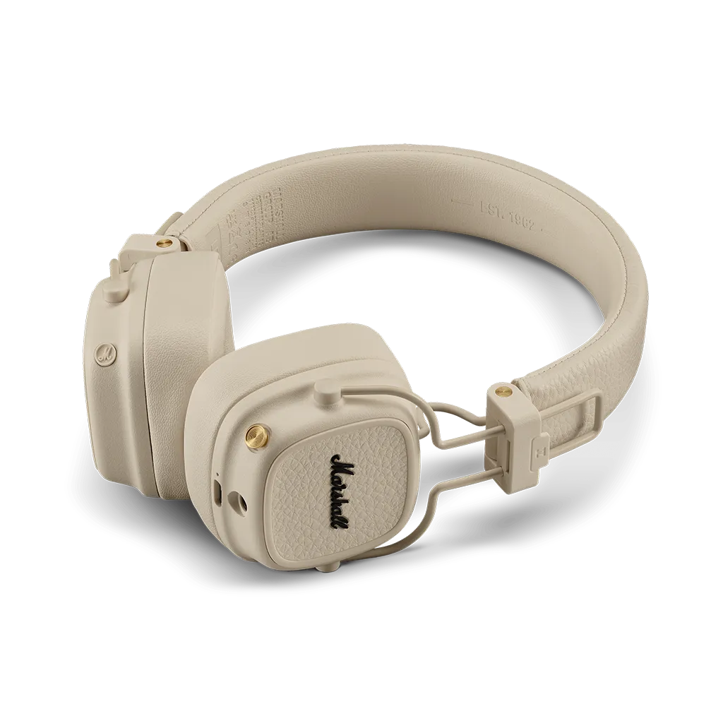 Marshall Major V безжични слушалки: кремави