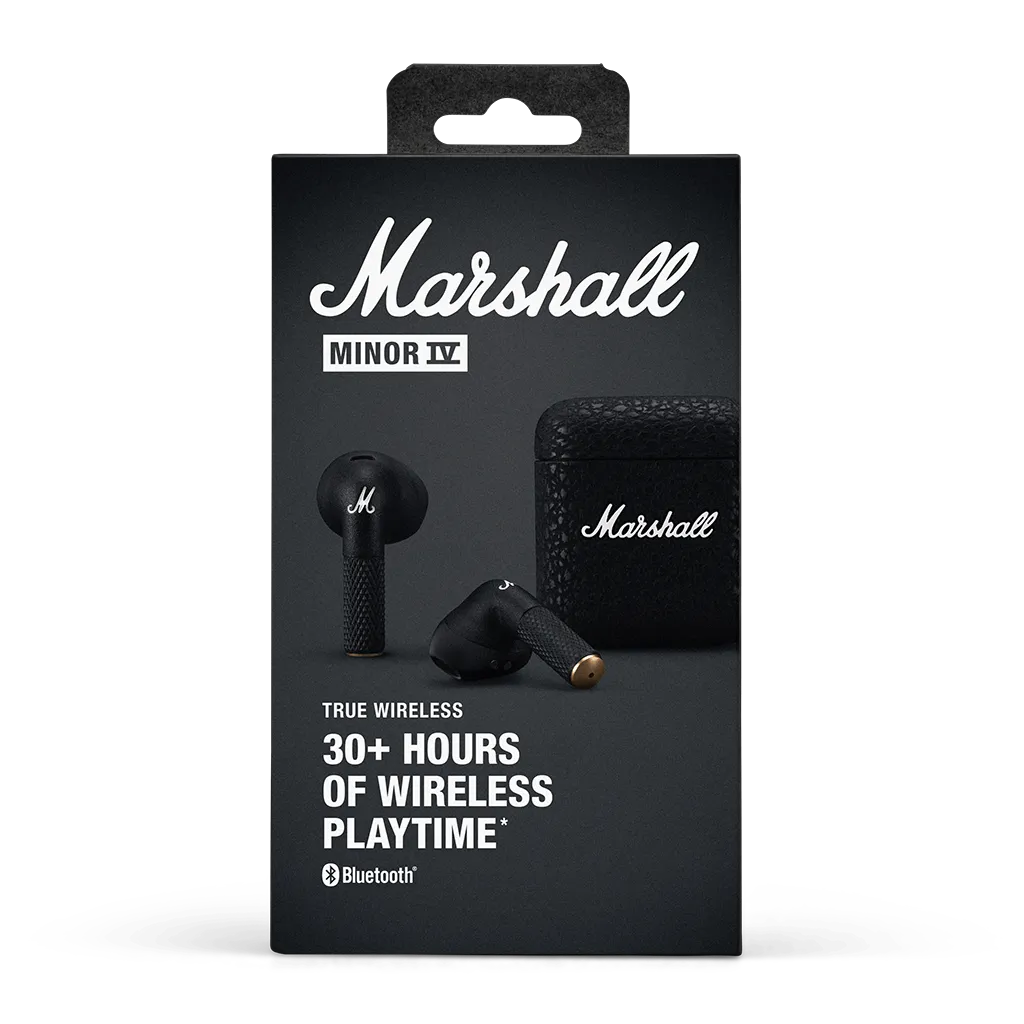 Marshall Minor IV True Wireless слушалки: черни