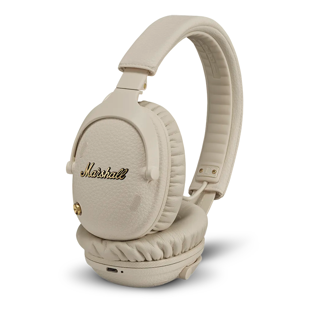 Marshall Monitor III Over Ear Bluetooth Headphones with ANC: Cream