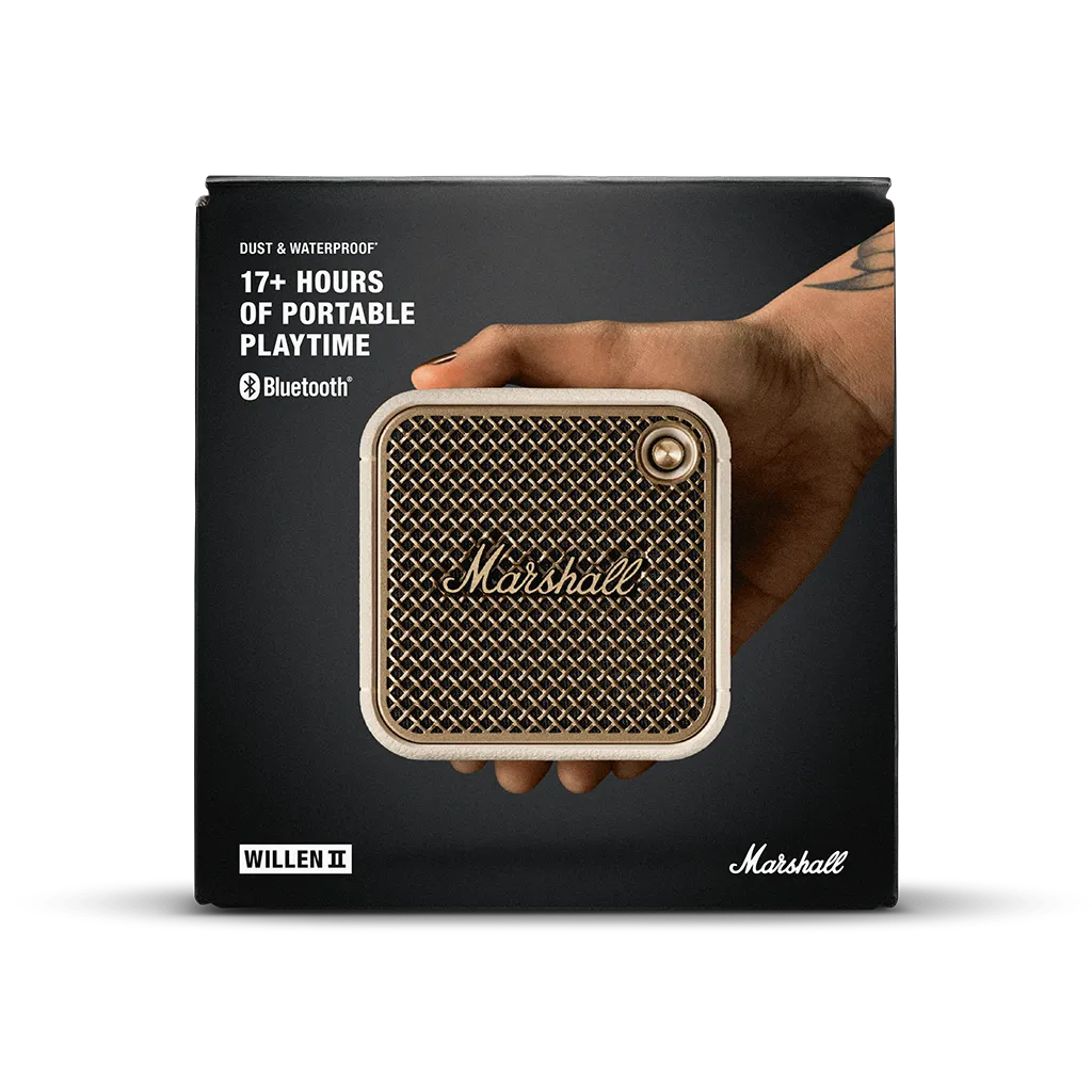 Marshall Willen II Portable Speaker: Cream