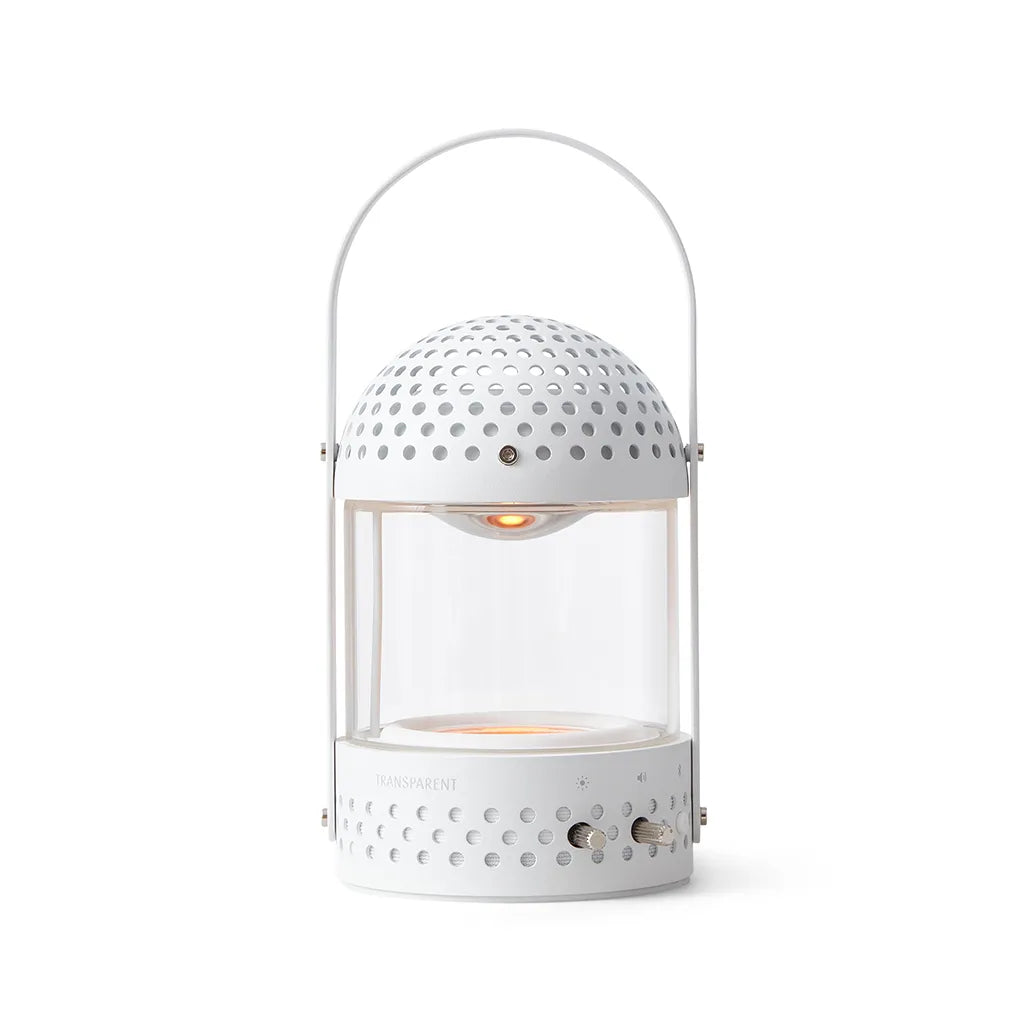 Transparent Light Speaker White