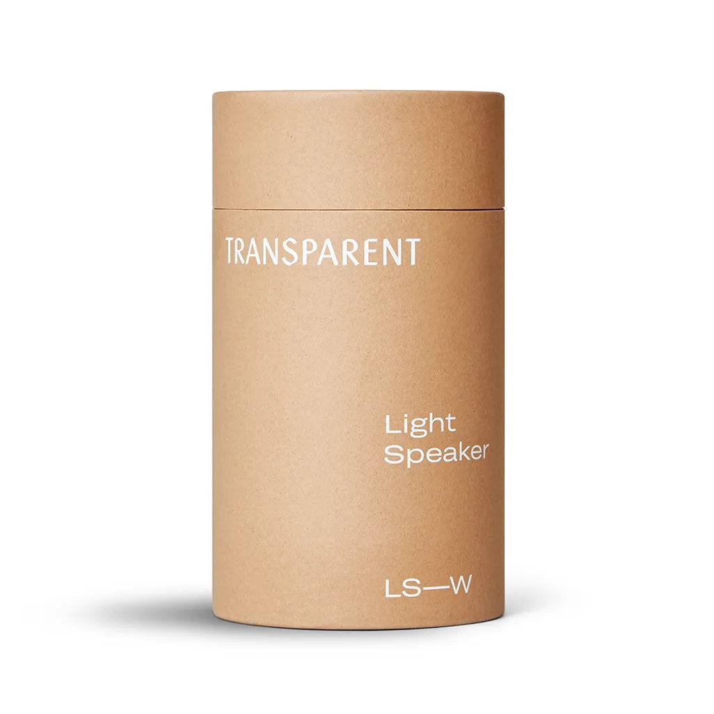 Transparent Light Speaker White