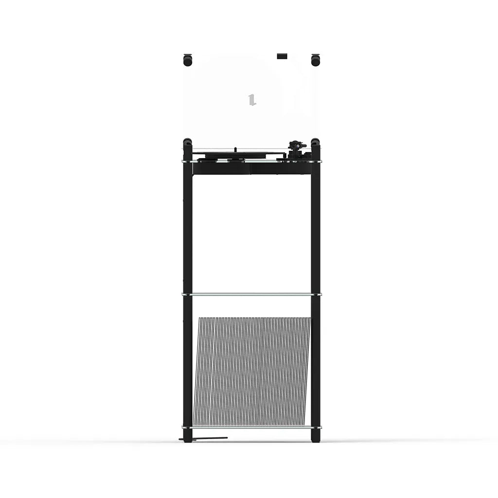 Transparent Turntable Stand Black