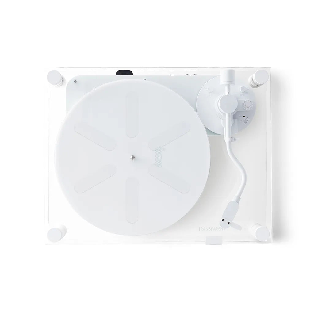 Transparent Turntable White