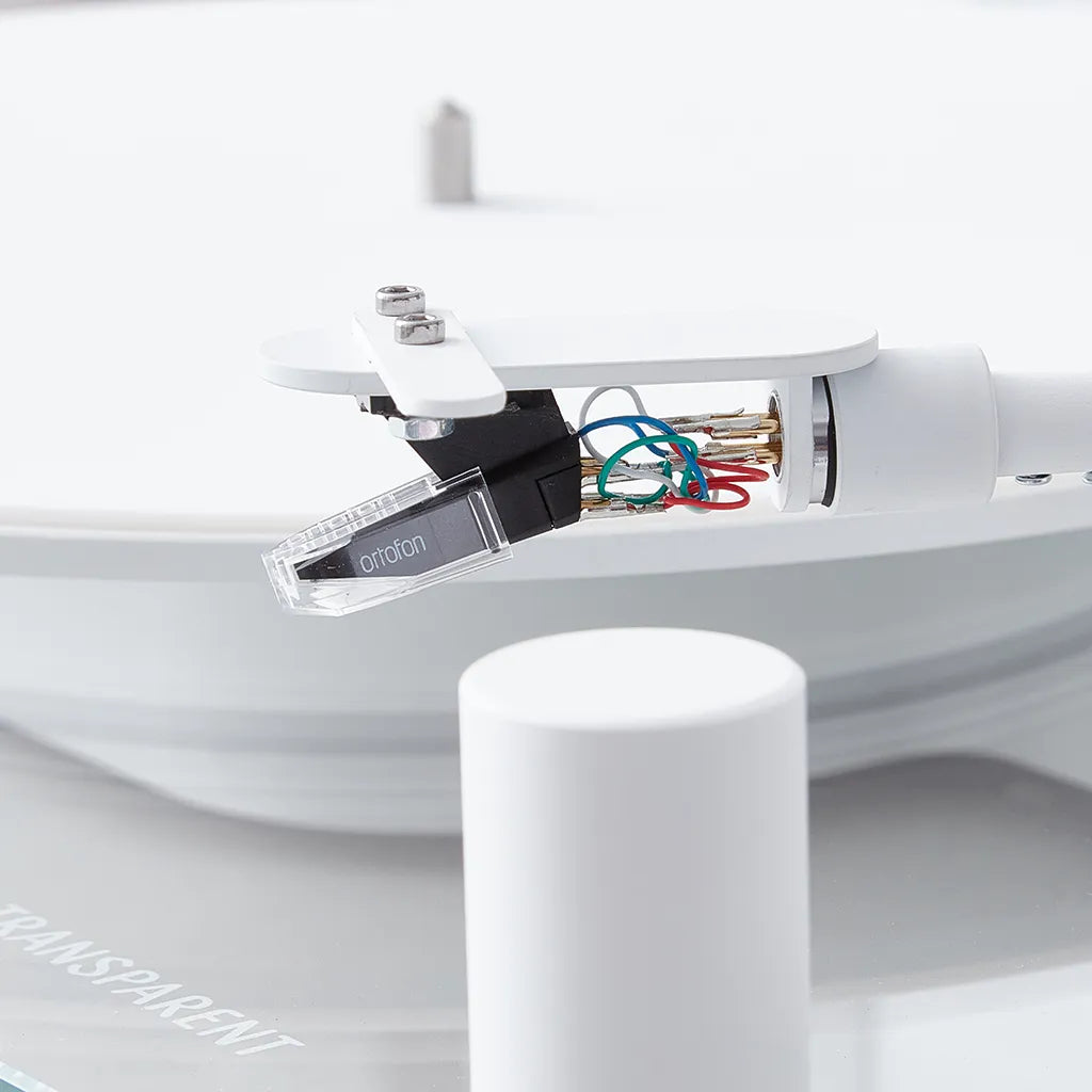 Transparent Turntable White