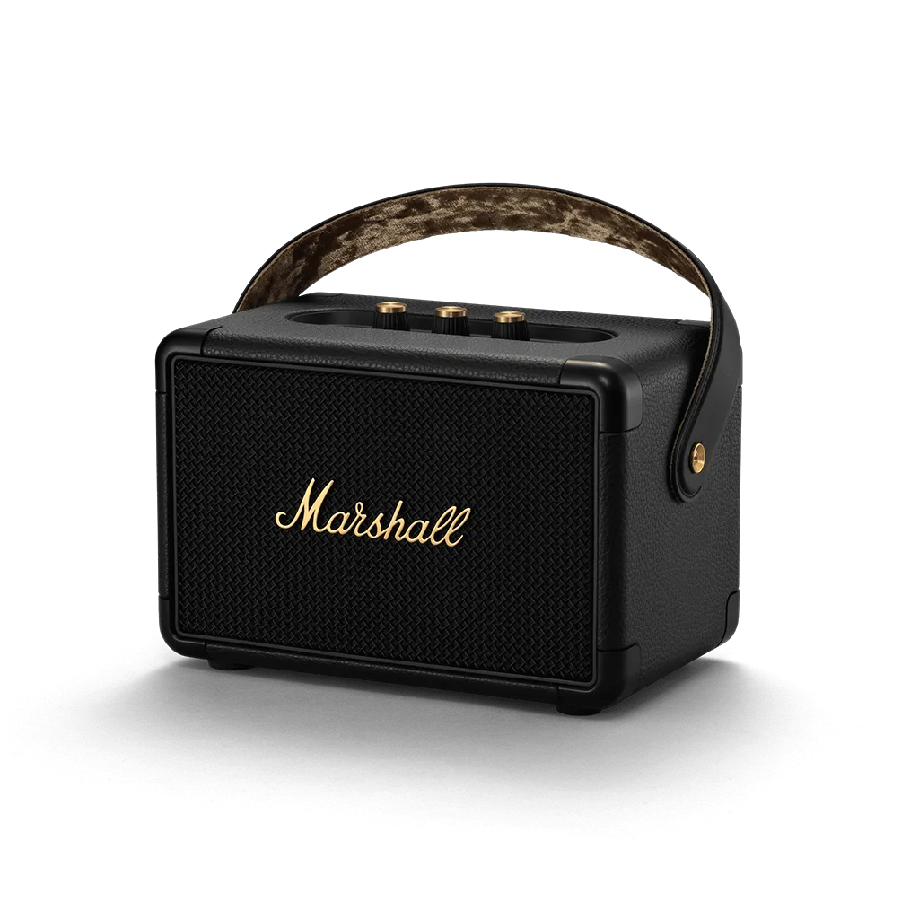 Marshall Kilburn II Bluetooth Black & Brass преносима аудио система