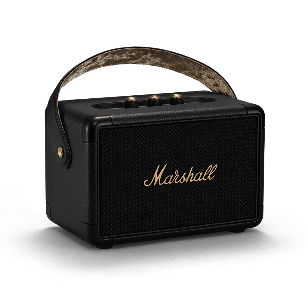 Marshall Kilburn II Bluetooth Black & Brass преносима аудио система