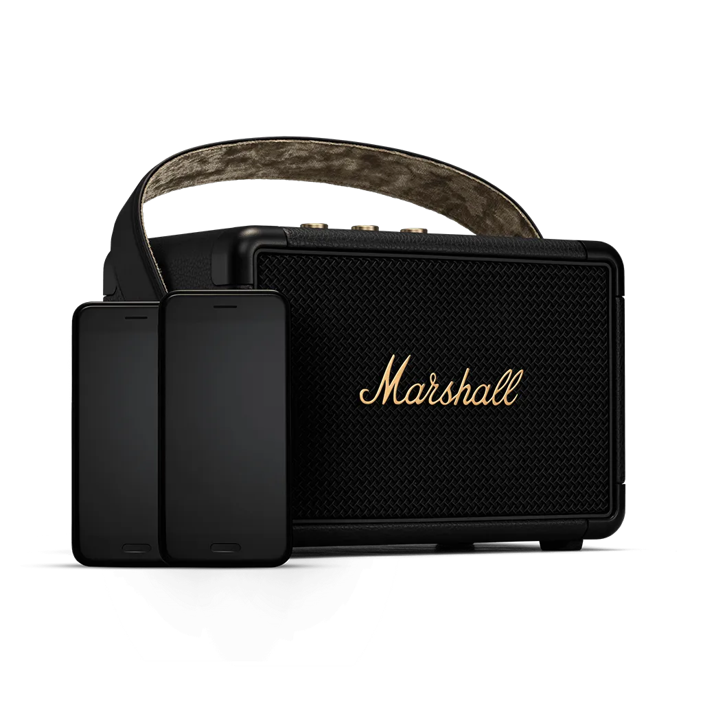 Marshall Kilburn II Bluetooth Black & Brass преносима аудио система