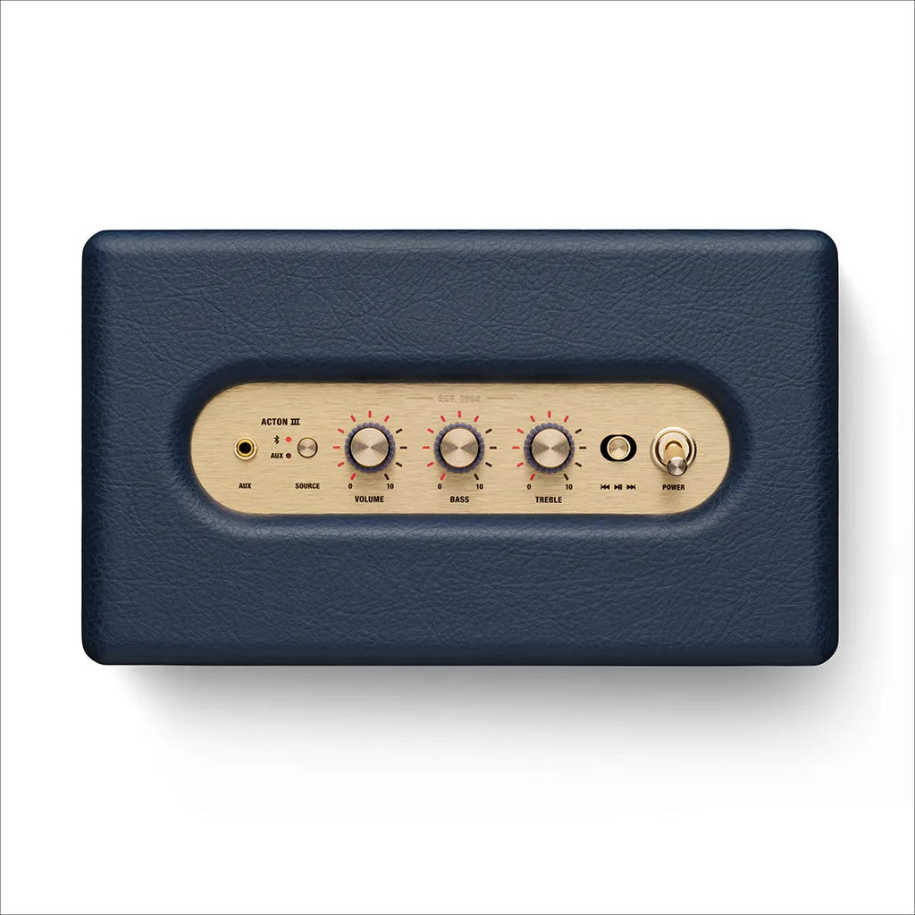 Marshall ACTON III Midnight Blue: Control Buttons
