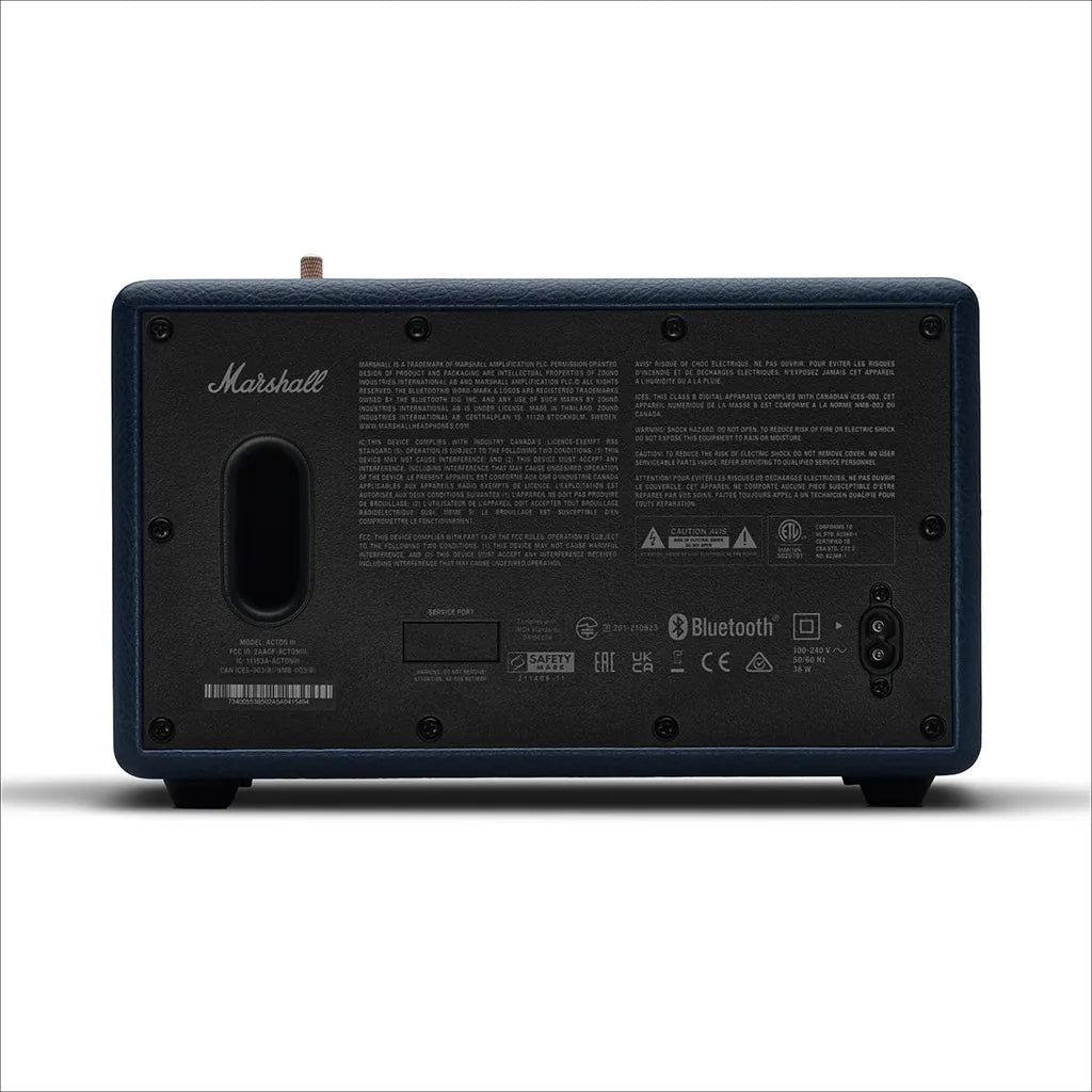 Marshall ACTON III Midnight Blue: Rear Vew