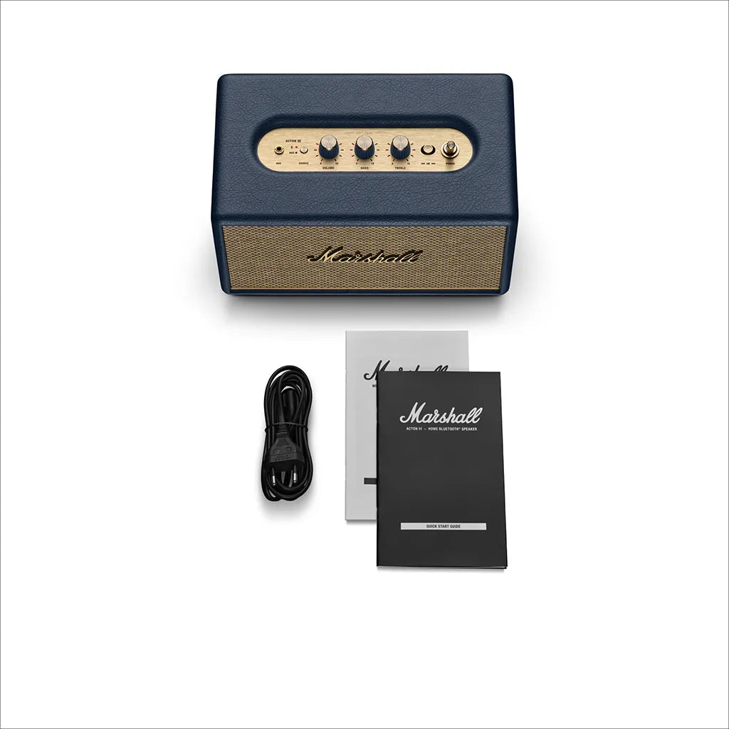 Marshall ACTON III Midnight Blue: Package Contents
