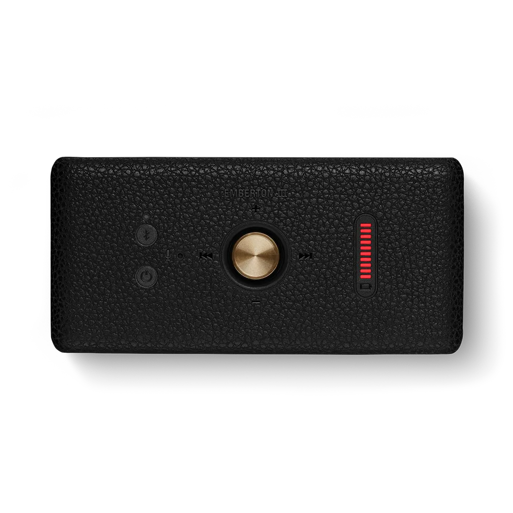 Marshall Emberton III преносима аудио система: Black & Brass