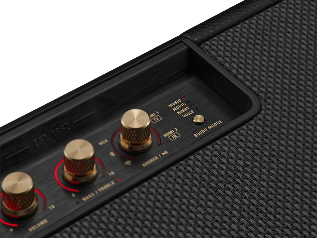 Marshall Heston 120 Soundbar: ТАКТИЛНИ КОНТРОЛИ