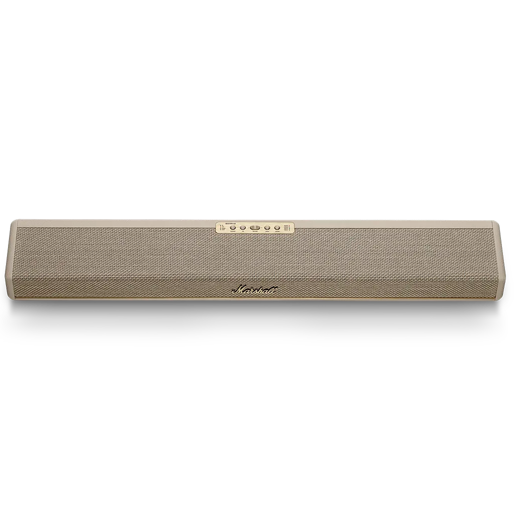 Marshall Heston 60 Cream TV Soundbar: изглед отгоре