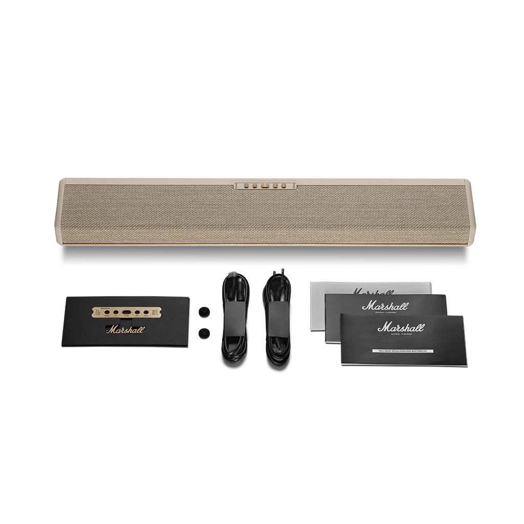 Marshall Heston 60 Cream TV Soundbar: комплектация