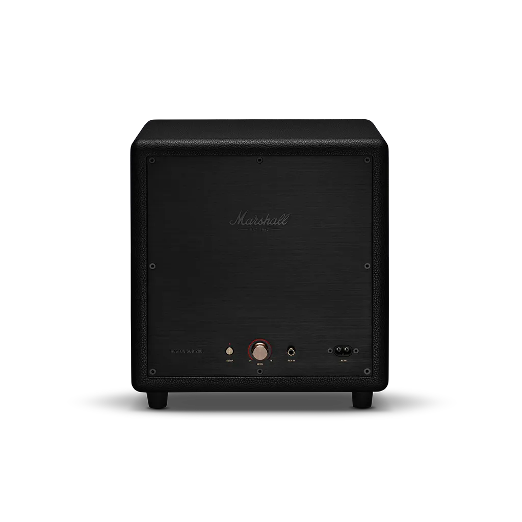 Marshall Heston Sub 200 Black Subwoofer: изглед отзад