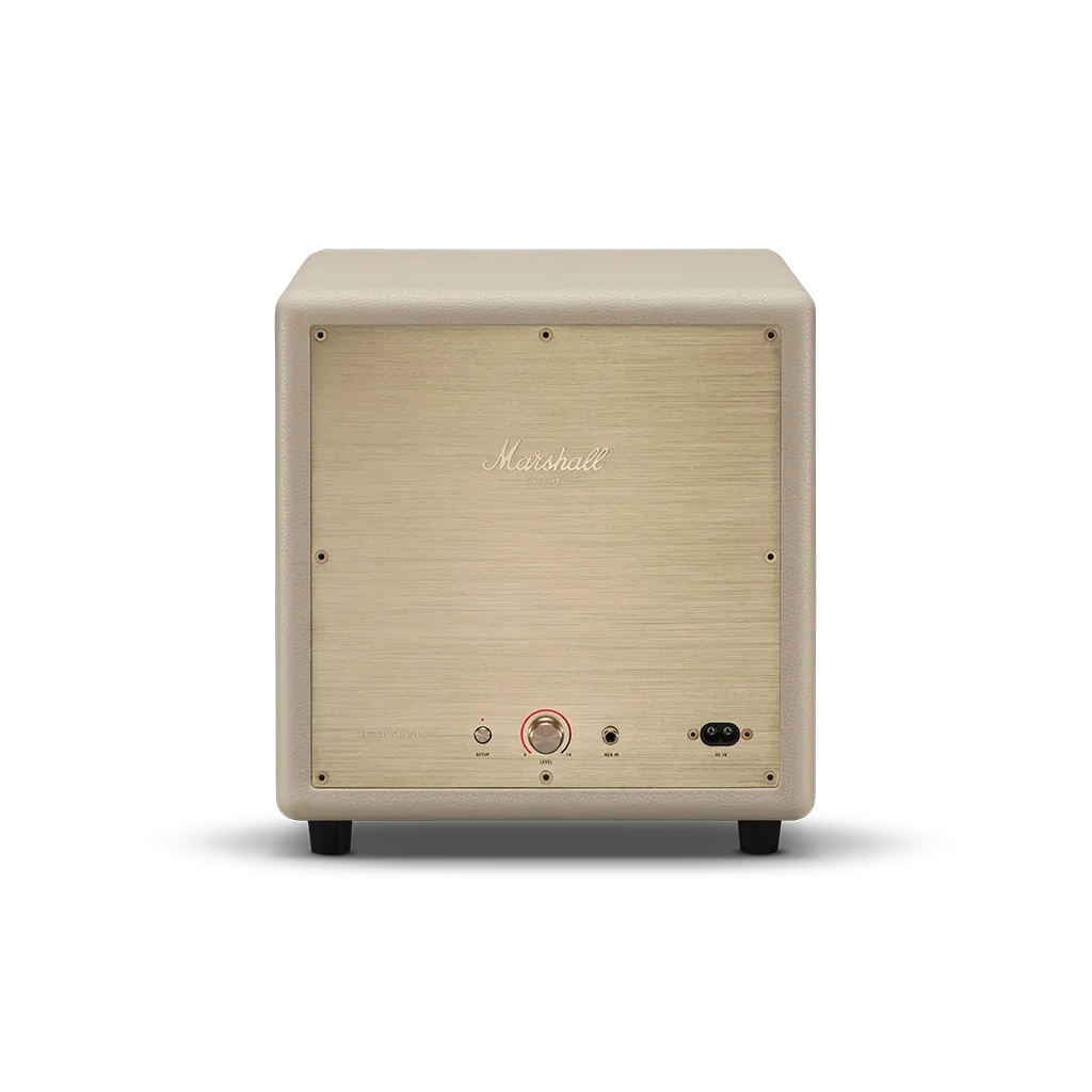 Marshall Heston Sub 200 Cream Subwoofer: изглед отзад