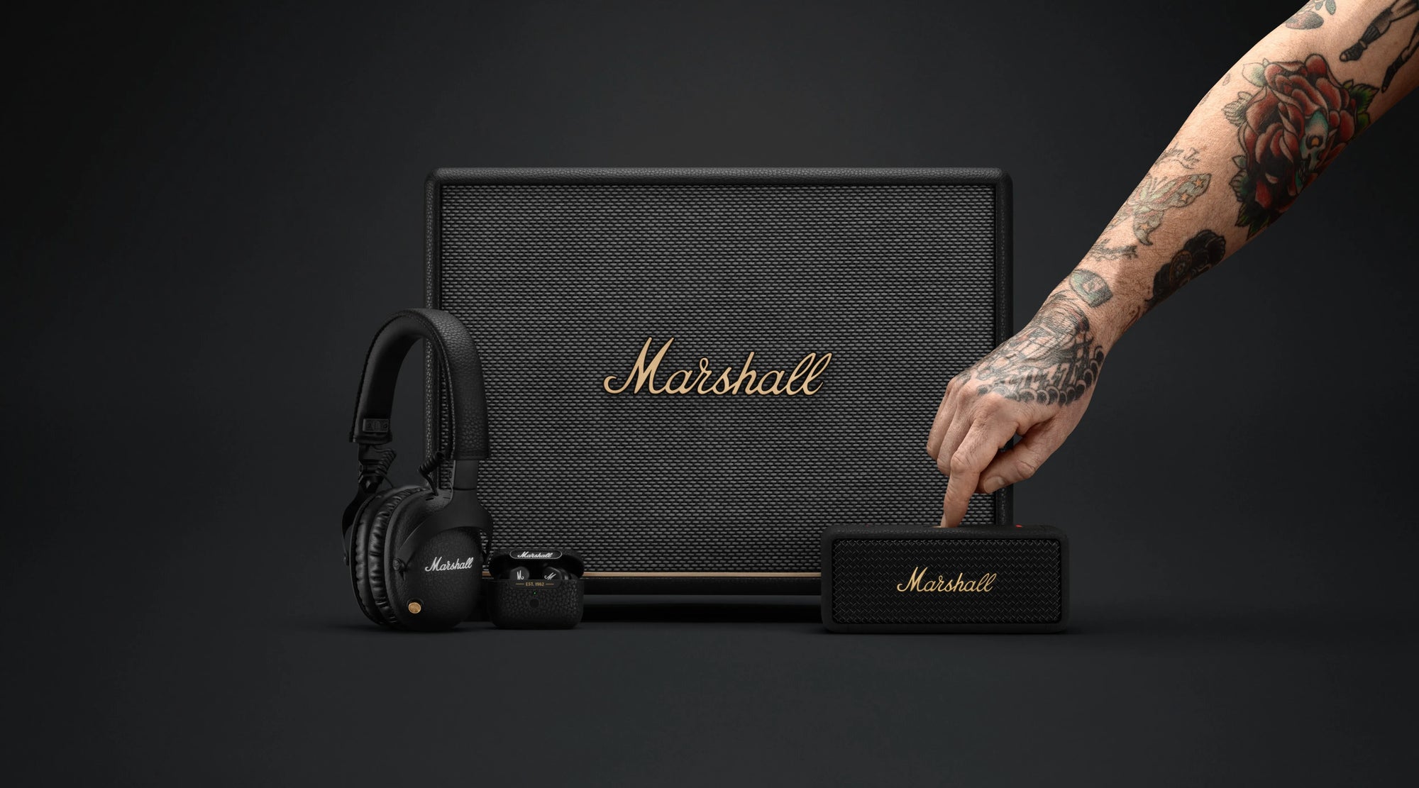 Marshall Bluetooth аудио системи и слушалки