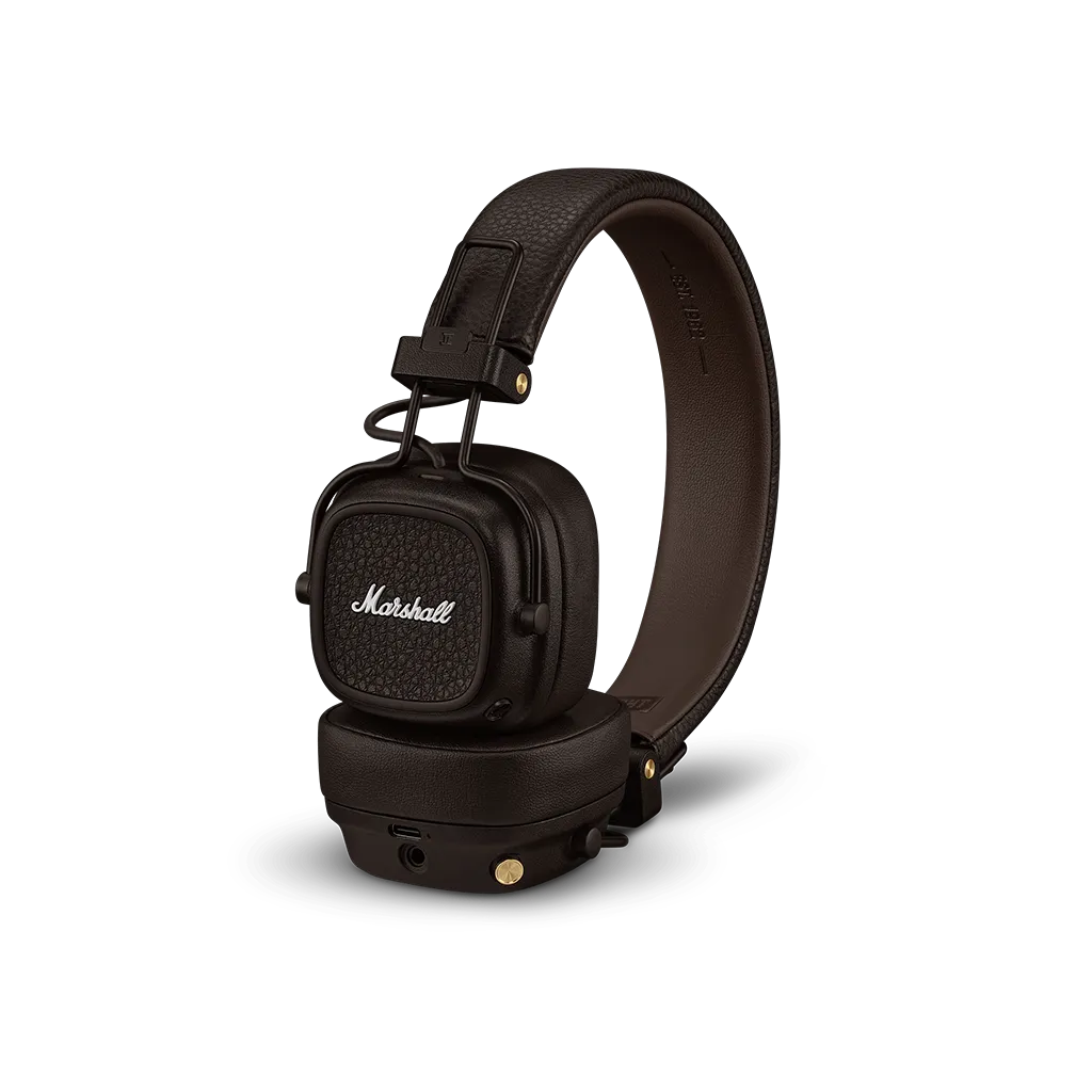 Marshall Major V безжични слушалки: кафяви