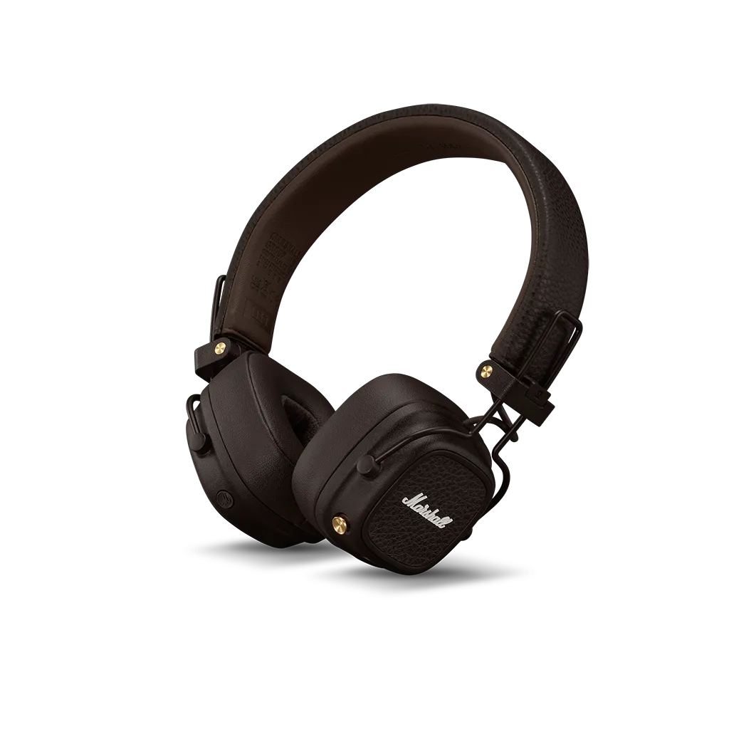 Marshall Major V безжични слушалки: кафяви