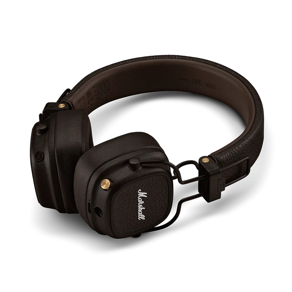 Marshall Major V безжични слушалки: кафяви