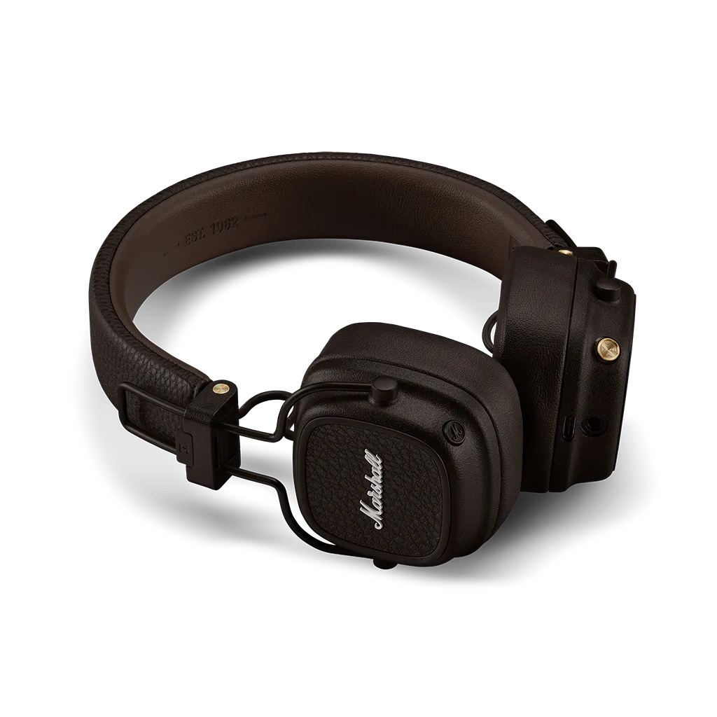 Marshall Major V безжични слушалки: кафяви