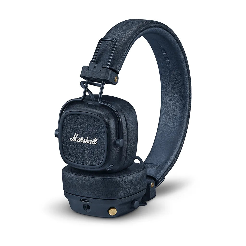 Marshall Major V Midnight Blue On Ear Bluetooth Headphones