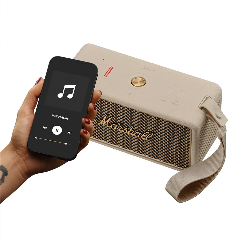Marshall Middleton II Portable Speaker Cream: Bluetooth App