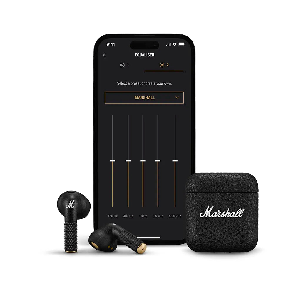 Marshall Minor IV True Wireless слушалки: черни