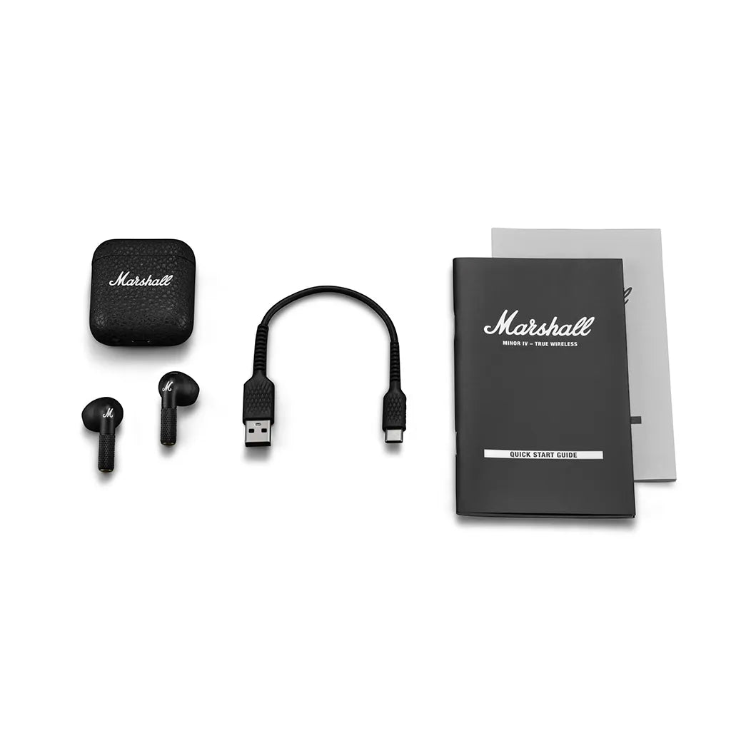 Marshall Minor IV True Wireless слушалки: черни