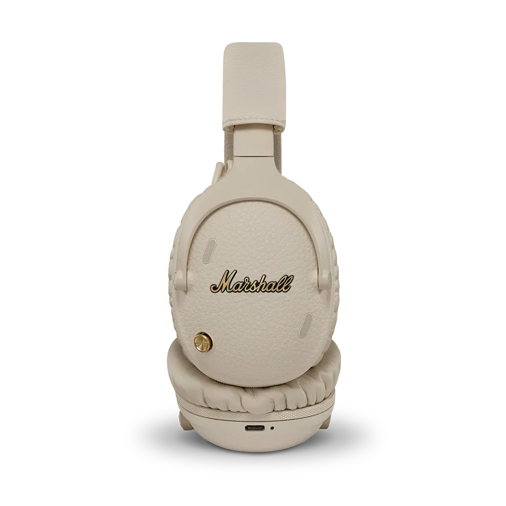 Marshall Monitor III Over Ear Bluetooth Headphones with ANC: Cream