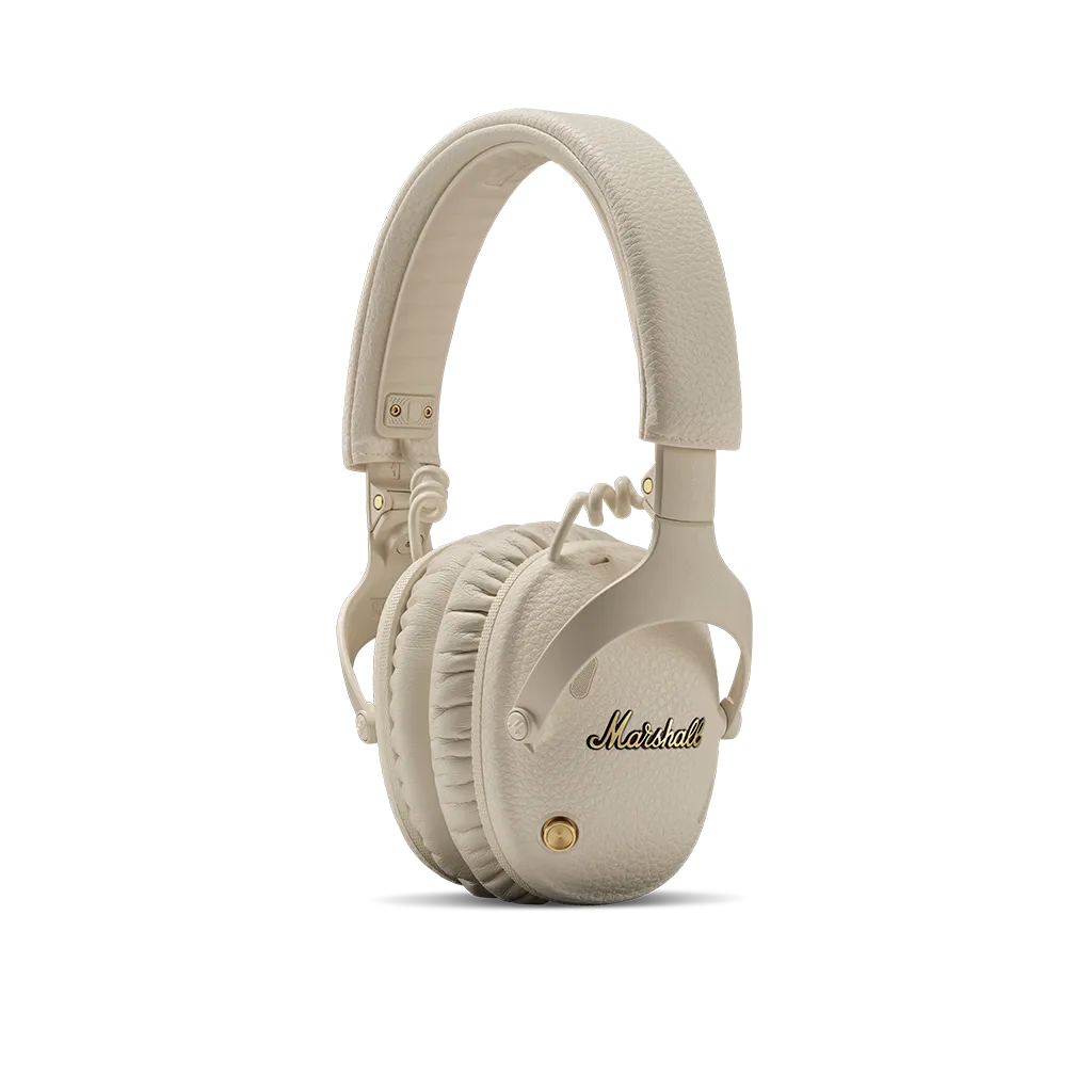 Marshall Monitor III Over Ear Bluetooth Headphones with ANC: Cream