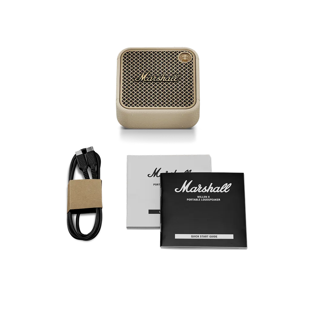 Marshall Willen II Portable Speaker: Cream