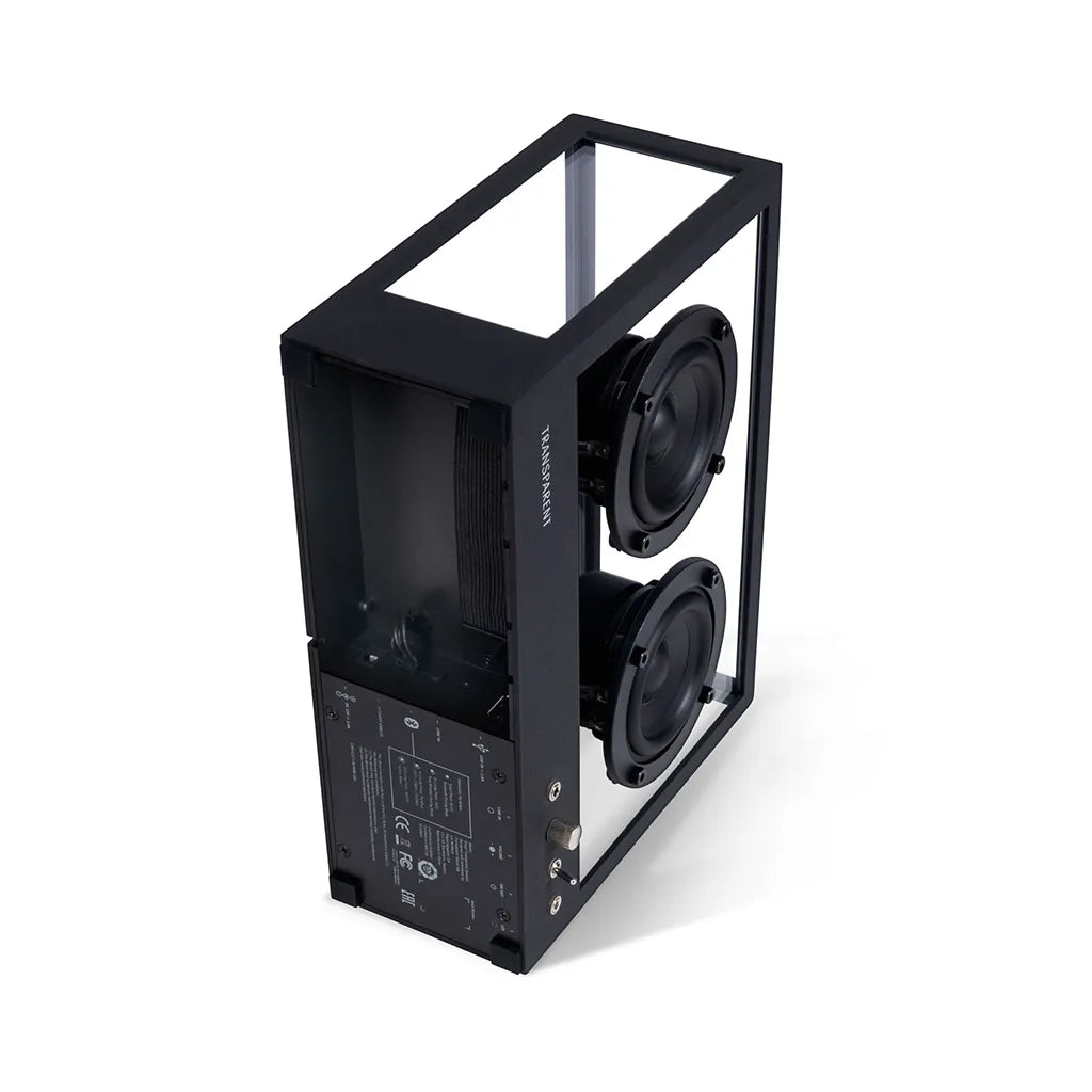 Transparent Small Speaker Black