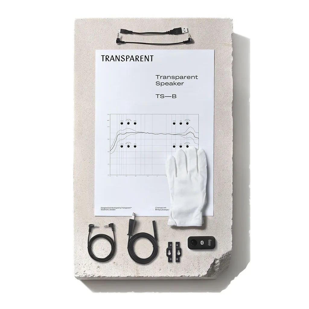 Transparent Speaker Black