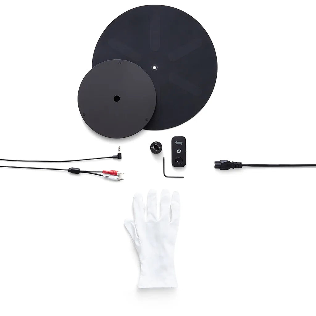 Transparent Turntable Black