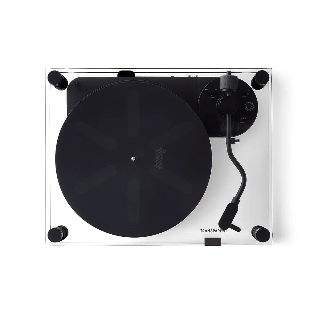 Transparent Turntable Black