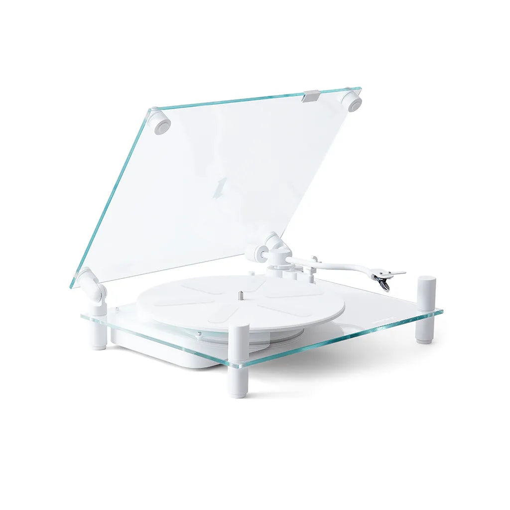 Transparent Turntable White