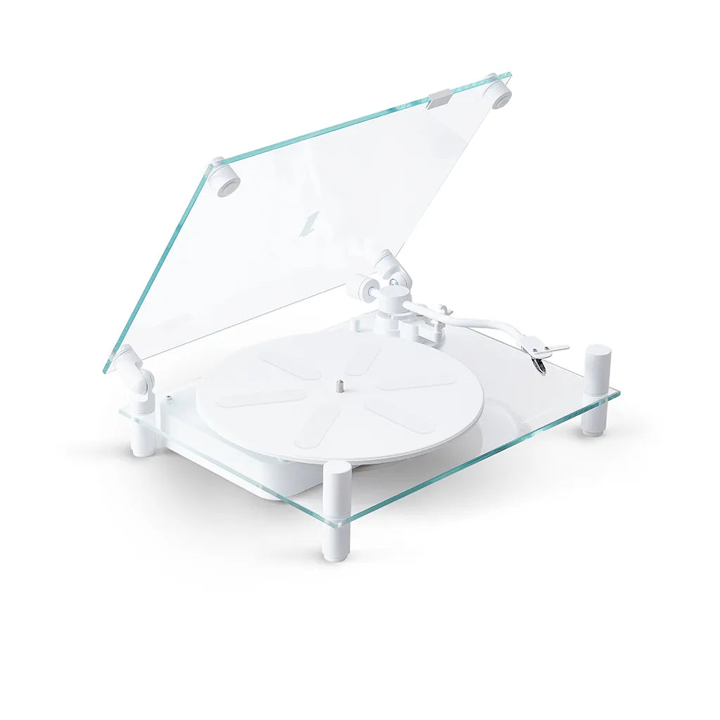 Transparent Turntable White