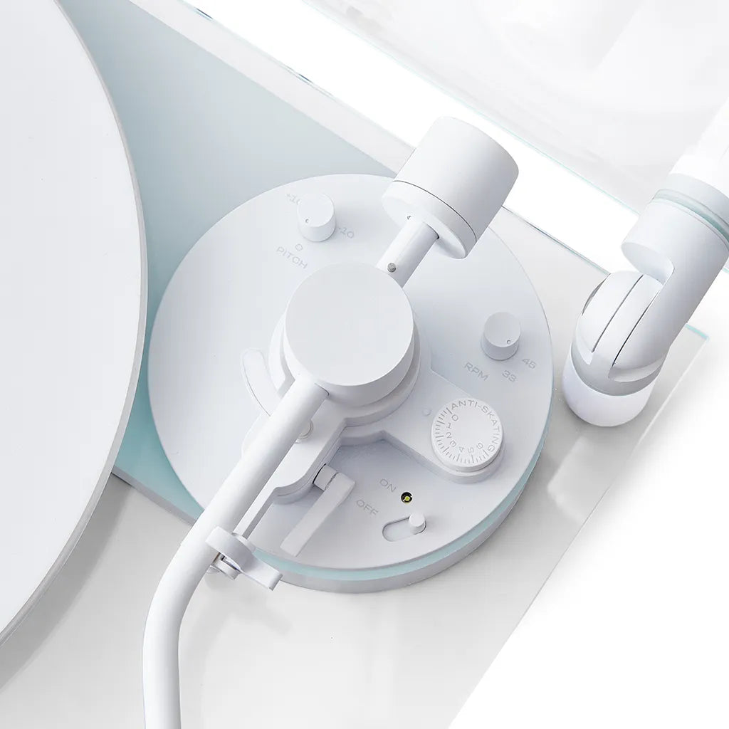 Transparent Turntable White