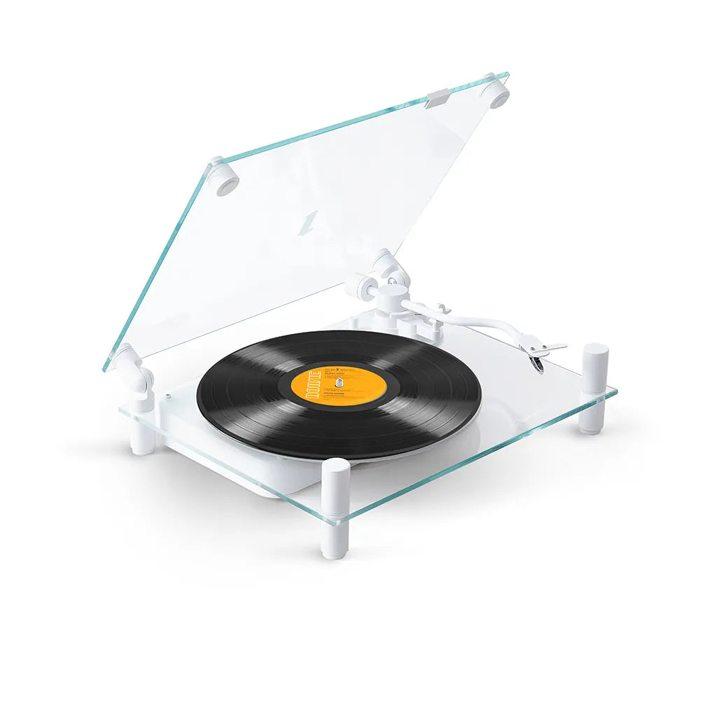 Transparent Turntable White