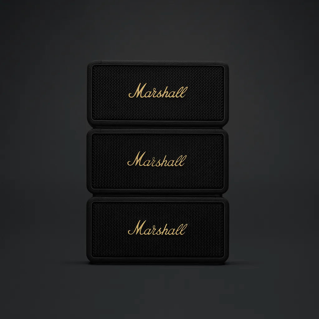 Свързвате няколко Marshall Middleton в режим Stack Mode